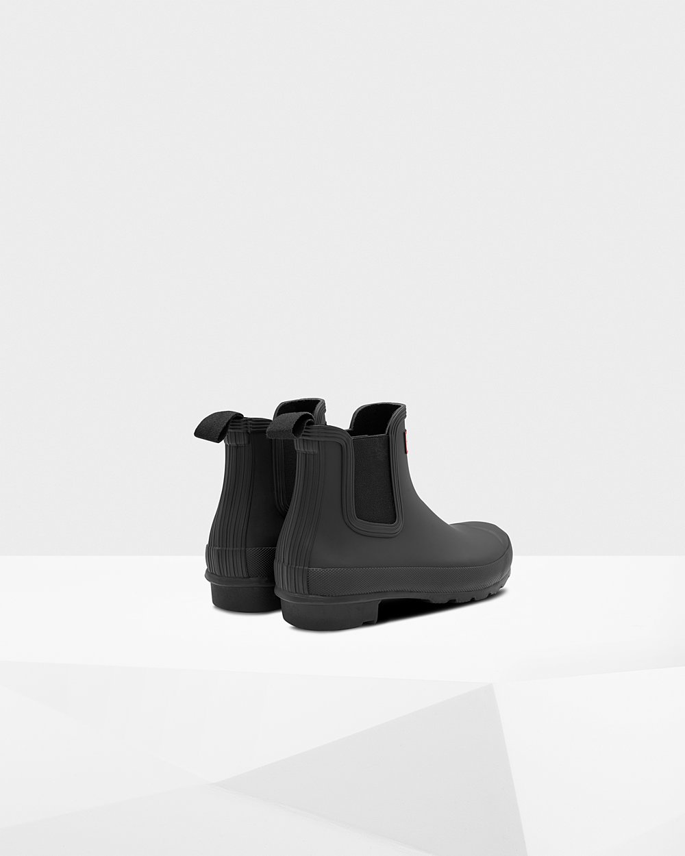 Womens Hunter Original - Chelsea Boots Black - 4503-ZKSNM